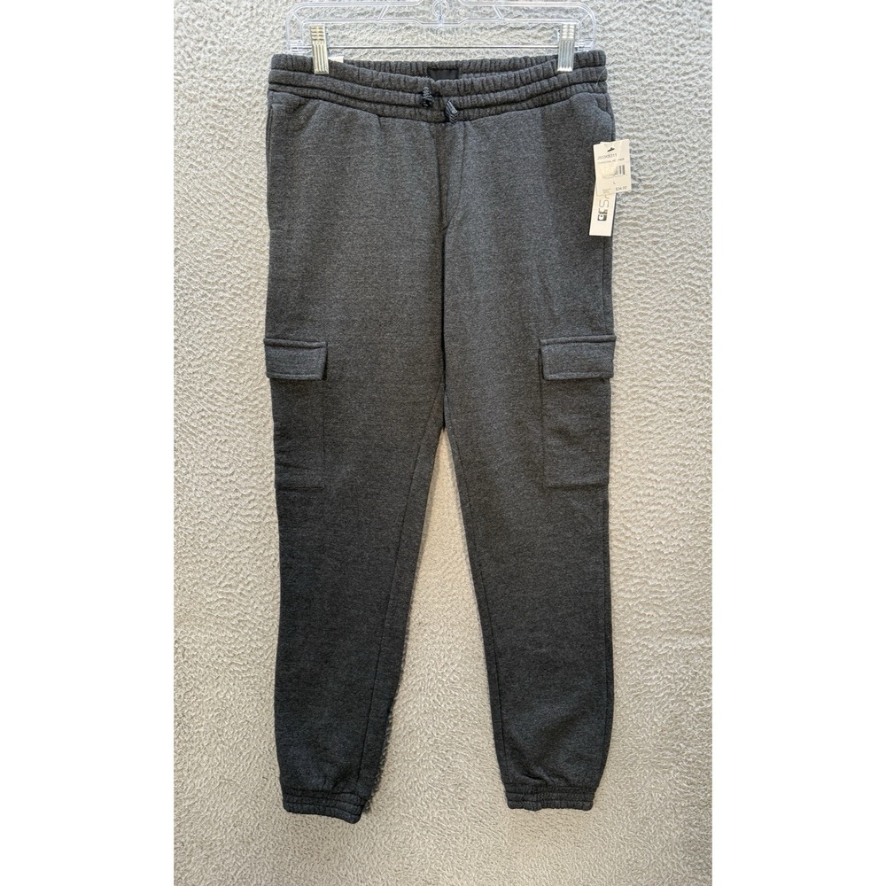 Joes Jeans Sweatpants Boys Youth Large Gray The Jogger Slim Fit Cargo Sports NEW